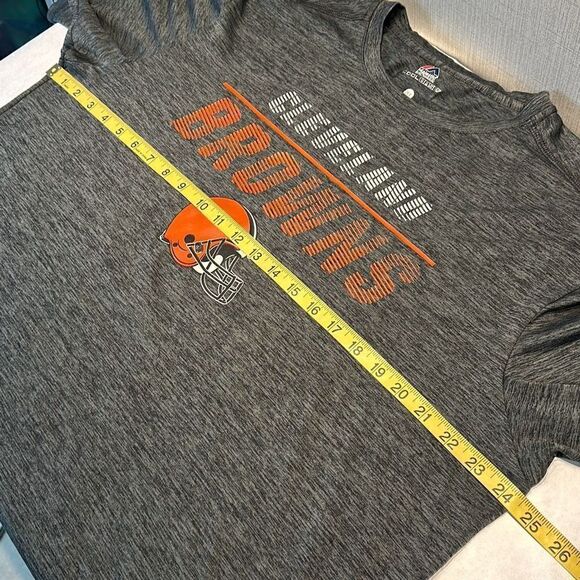 Cleveland Browns T-shirt Majestic CoolBase Sz XL Short Sleeve Athletic Baselayer - Picture 5 of 6
